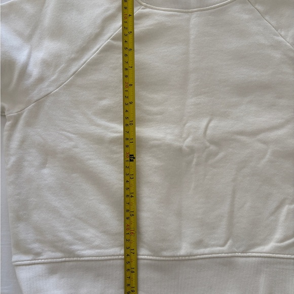 & Other Stories Relaxed Cropped Cotton Sweatshirt - Picture 11 of 12